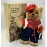 A Robert Raikes boxed "Jesse" Bear with original tags