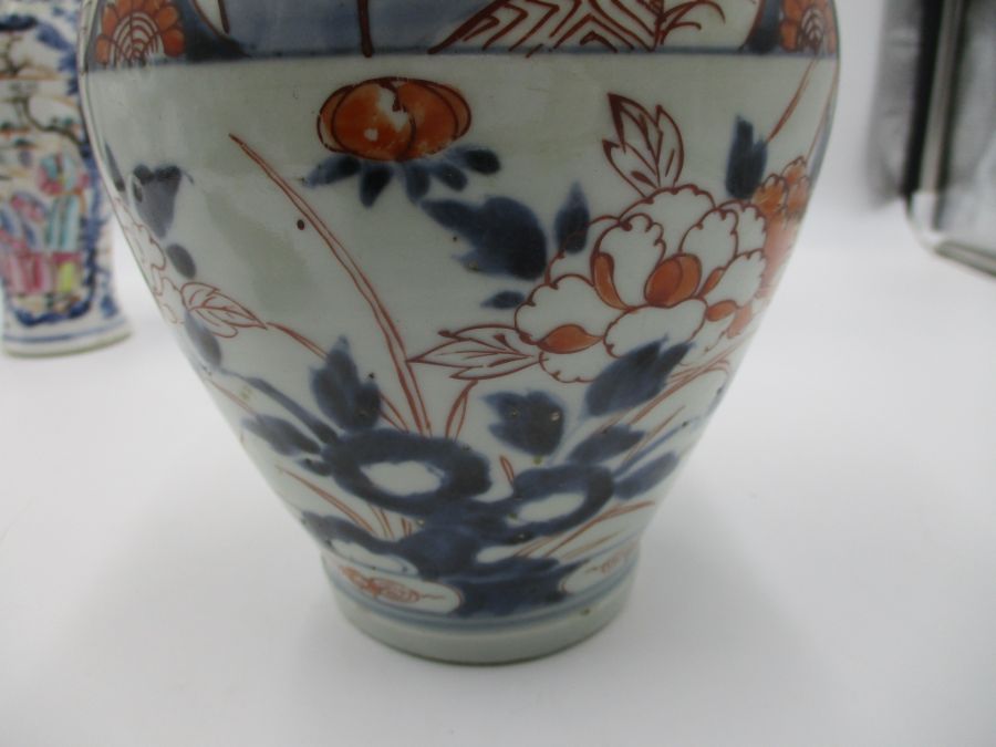 Three oriental vases, all A/F - Image 11 of 42