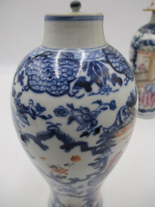 Three oriental vases, all A/F - Image 38 of 42