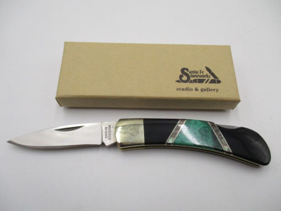 A Heckler & Koch 50th anniversary Ltd edition folding penknife in case along with a Santa Fe - Image 7 of 9