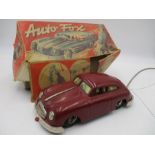 A Gescha "Auto Fox" tinplate car no. 559 in box ( A/F)
