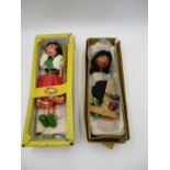 Two boxed vintage Pelham Puppets including Gypsy