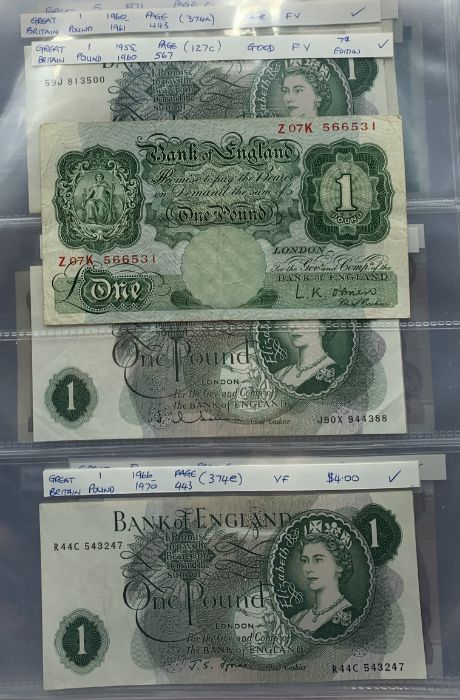 A collection of British banknotes including Northern Ireland, Scotland, Channel Islands etc. - Image 7 of 19