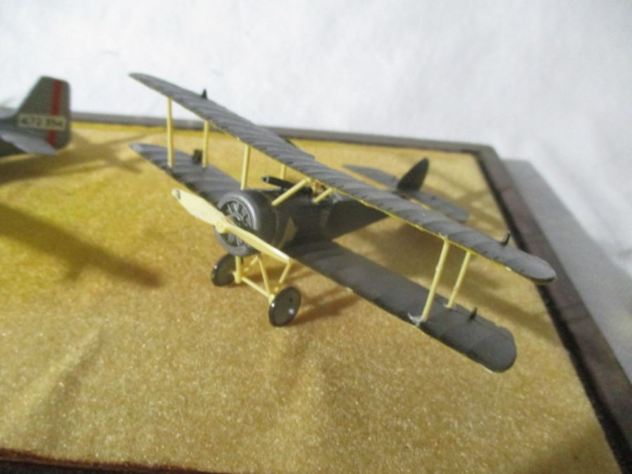 A table top display cabinet along with various model aircraft etc, some A/F - Image 5 of 11