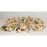 A large collection of Piggin' figurines