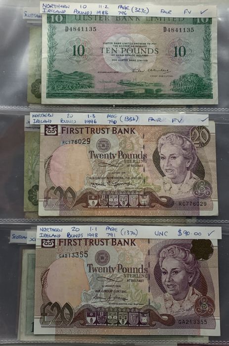 A collection of British banknotes including Northern Ireland, Scotland, Channel Islands etc. - Image 14 of 19
