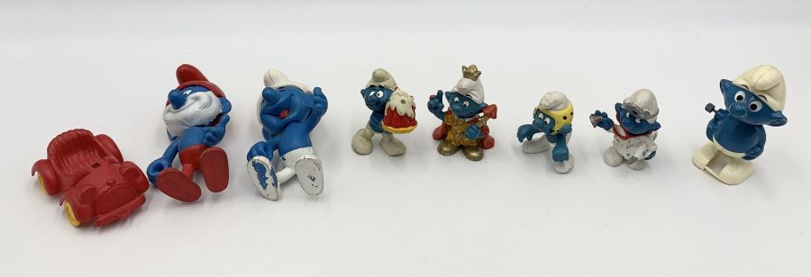 A collection Schleich vintage Smurf figures - Bild 2 aus 6