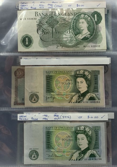 A collection of British banknotes including Northern Ireland, Scotland, Channel Islands etc. - Image 9 of 19
