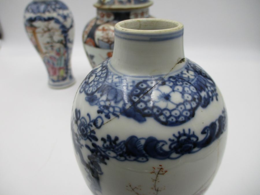 Three oriental vases, all A/F - Image 26 of 42