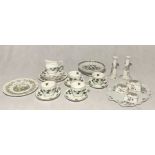 A collection of various china including a Colclough part tea set