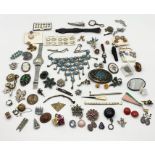 A collection of costume jewellery etc.