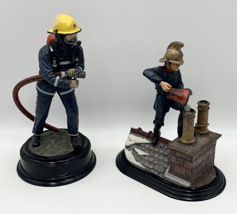 A collection of Fireman themed figurines including five by Ballantynes of Walkerburn - Image 3 of 6