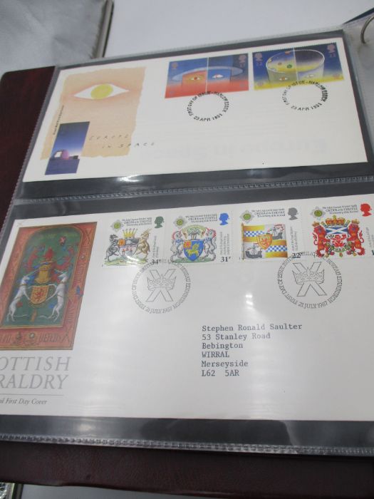 A selection of first day covers over four albums from the UK and worldwide. Also includes an album - Image 23 of 24