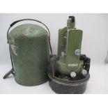 A Swiss made Wild T16 theodolite in metal domed carry case