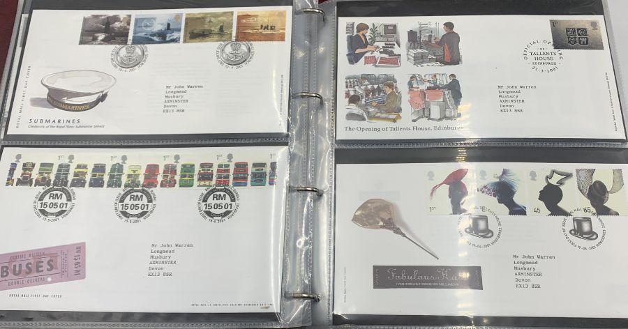 A collection of first day covers in three albums - many with coins, all in excellent condition. - Image 14 of 50