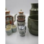 An assorted collection of china including Royal Worcester, Sadler tea collection and Egersund,