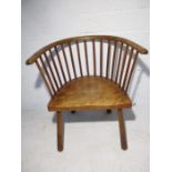 A child's "comb back" chair