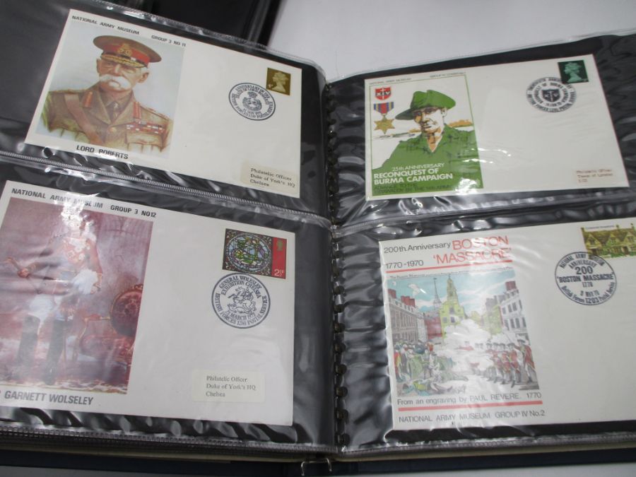 A selection of first day covers over four albums from the UK and worldwide. Also includes an album - Image 15 of 24