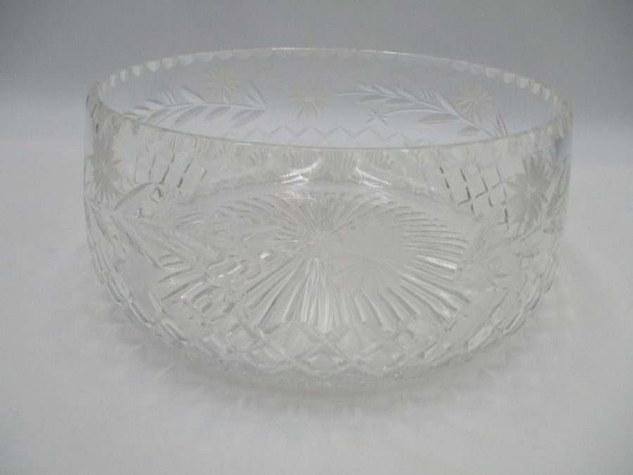 Two boxed Edinburgh Crystal cut glass pieces included an "Argyll" salad bowl & decanter, along - Image 13 of 14