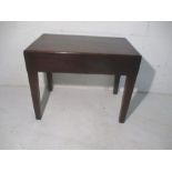 A Georgian mahogany commode