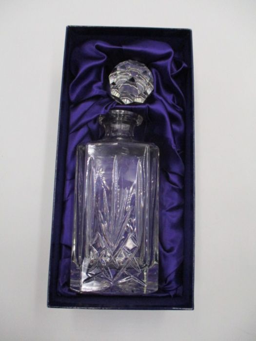 Two boxed Edinburgh Crystal cut glass pieces included an "Argyll" salad bowl & decanter, along - Image 10 of 14
