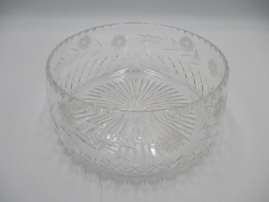 Two boxed Edinburgh Crystal cut glass pieces included an "Argyll" salad bowl & decanter, along - Image 12 of 14