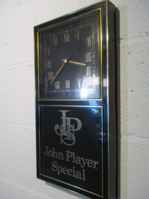 A John Player Special wall mounted advertising clock - Image 8 of 8