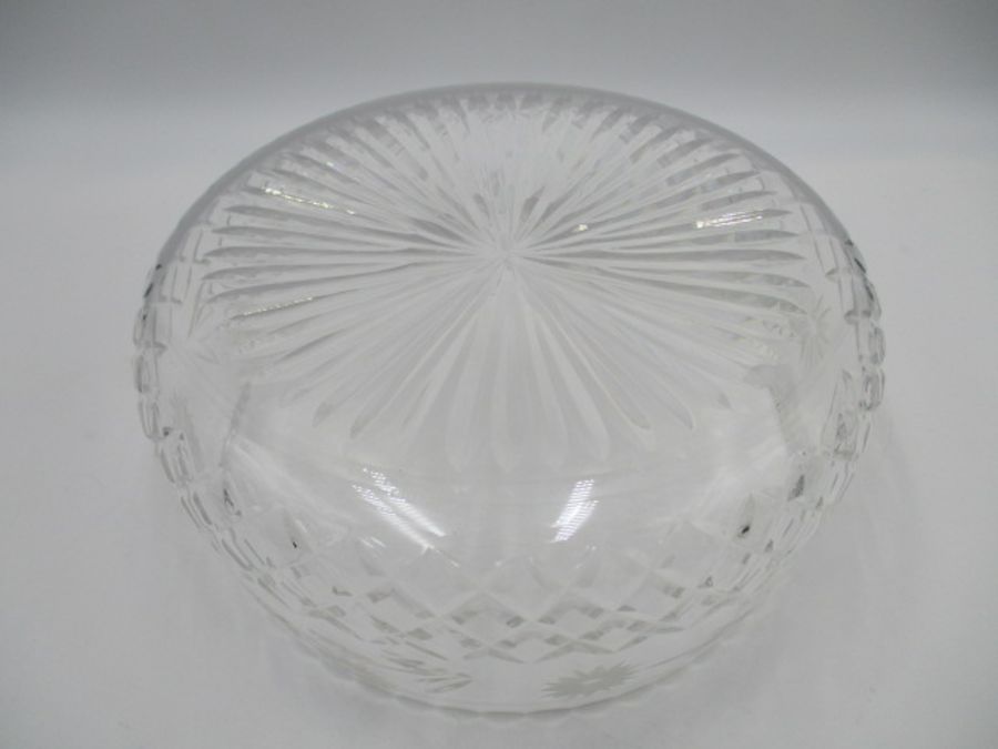 Two boxed Edinburgh Crystal cut glass pieces included an "Argyll" salad bowl & decanter, along - Image 14 of 14