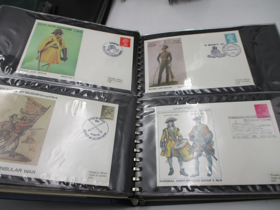 A selection of first day covers over four albums from the UK and worldwide. Also includes an album - Image 10 of 24