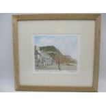 A limited edition print of Sidmouth esplanade by Philip & Glyn Martin