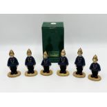 A set of six Camberwick Green Firemen along with one box