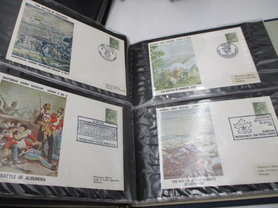 A selection of first day covers over four albums from the UK and worldwide. Also includes an album - Image 17 of 24