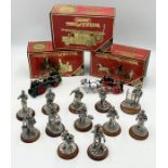 A collection of Matchbox Models of Yesteryear Fire Engines and a set of twelve English Miniatures