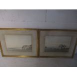 A pair of Godfrey Sayers watercolours of local scenes