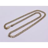 A 9ct gold necklace, weight 14.9g