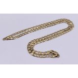 A 9ct gold Figaro necklace, 9.3g