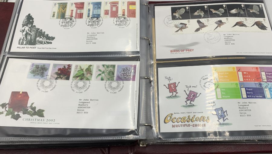 A collection of first day covers in three albums - many with coins, all in excellent condition. - Image 20 of 50