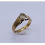 A scrap 9ct gold dress ring, weight 2.4g