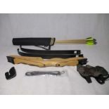 A new "Take Down" 20lb recurve bow and accessories