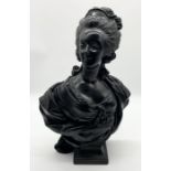 A bust of Marie Antoinette, height 47cm