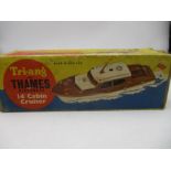A boxed Tri-ang Thames Clockwork 14" Cabin Cruiser