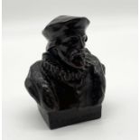 A small bronze bust of Sir William Harpur
