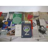 A collection of vintage ephemera relating to the arts, theatre, ballet, opera etc