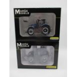 Two boxed Marge Models New Holland T7.315 Blue Power die-cast model tractors (Art. No 2116 & 1605)