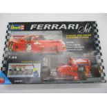 A boxed Revell Ferrari Set (1:24 scale)