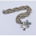 A Tiffany & Co. 925 silver necklace, weight 85.2g