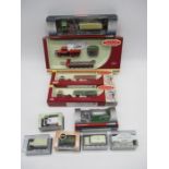 A collection of boxed die-cast vehicles suitable for 00 Gauge model railway layouts including