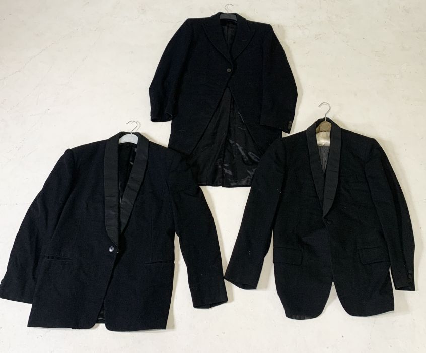 A Dinner Jacket, a Dinner Suit and a set of tails.