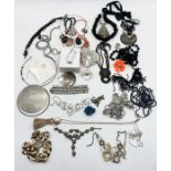 A collection of costume jewellery etc.