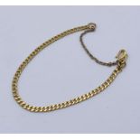A 22ct gold (tested) bracelet, weight 7.9g